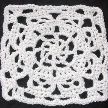 Square Wheel Granny Skull Afgan Square
