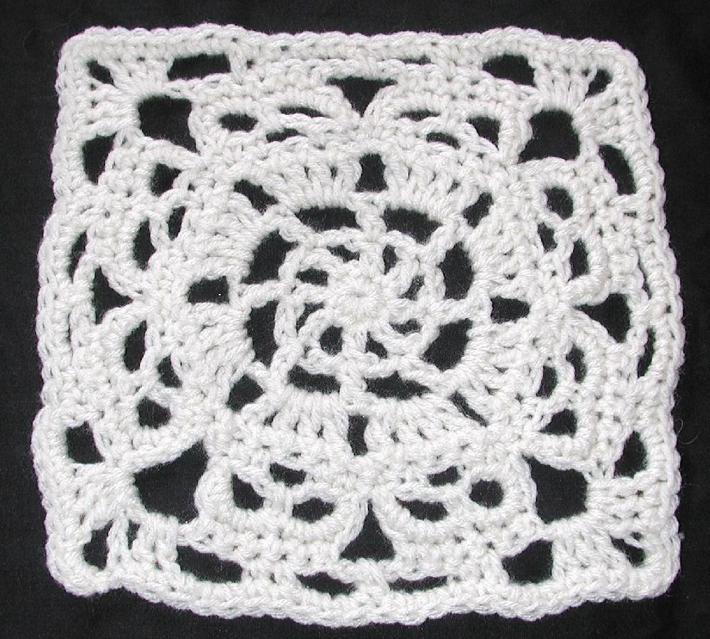 Square Wheel Granny Skull Afgan Square