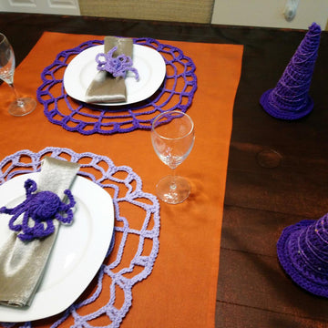 Halloween Mat & Napkin Ring