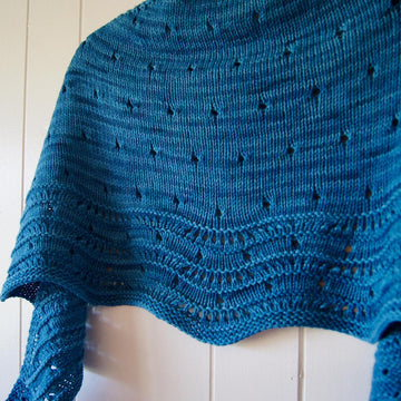 Where the Waves Meet Shawl