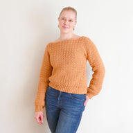 Textured Turnover Sweater