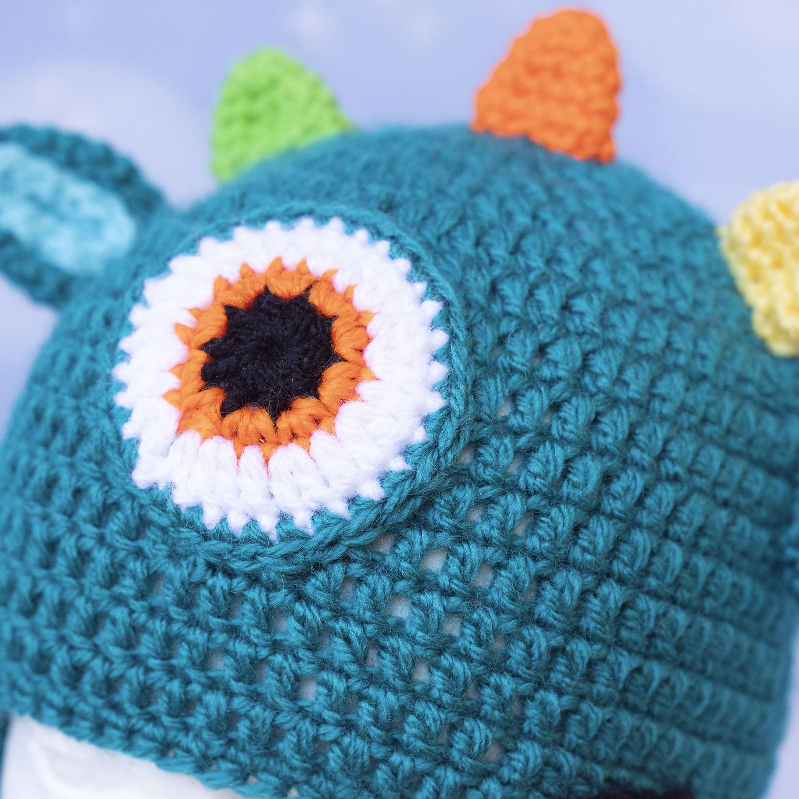 Blue monster hat