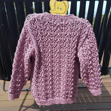 Portia - child's lacy cardigan