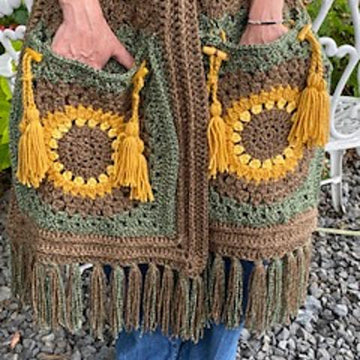 Sunflower Pocket Shawl