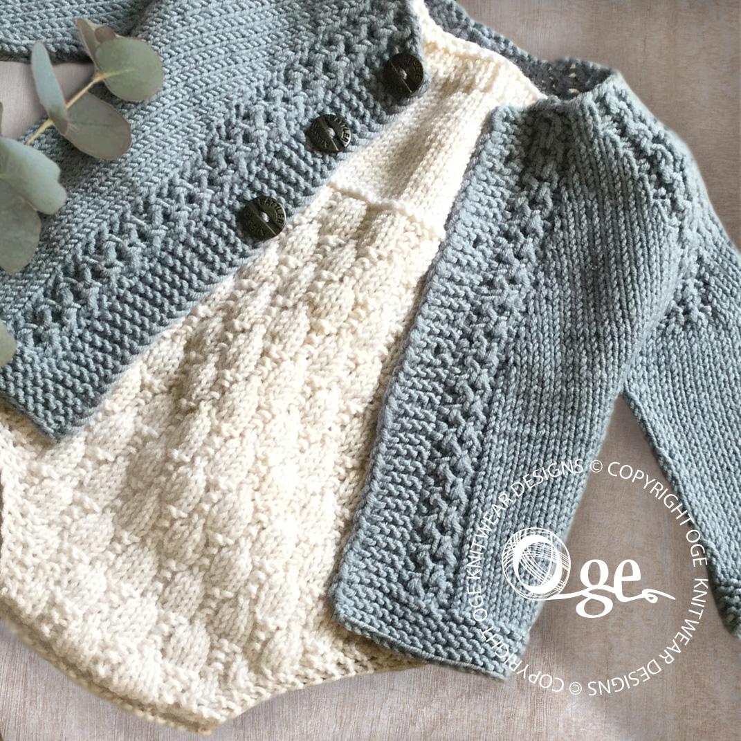 Romper & Cardigan - Honey Pot P177 + P178