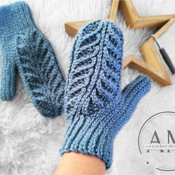 ADA knit-look mittens