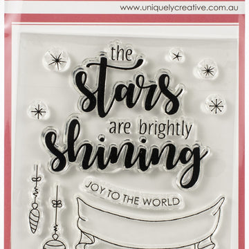 Uniquely Creative 4"X6" Clear Stamps - Shining Stars