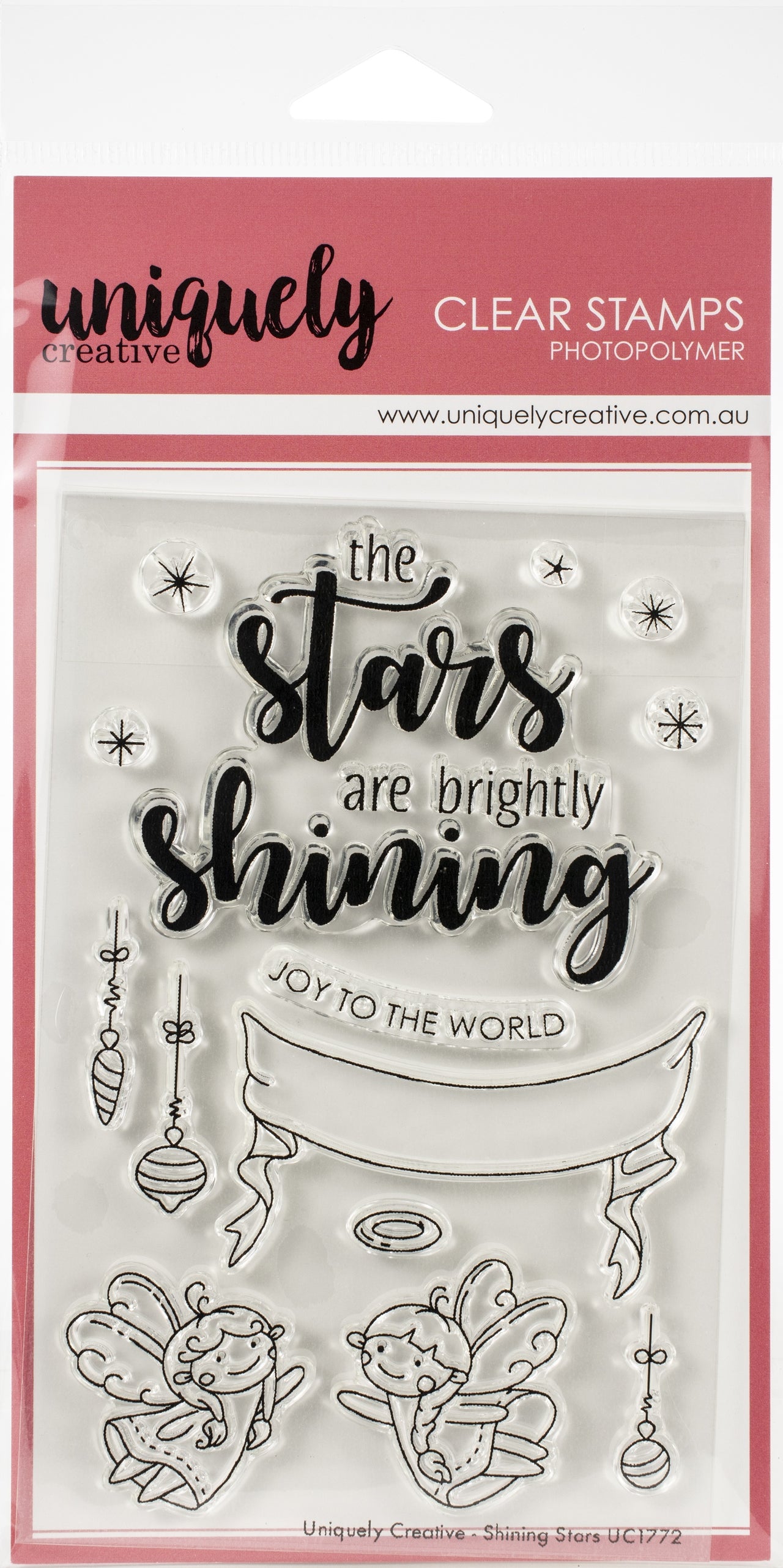 Uniquely Creative 4"X6" Clear Stamps - Shining Stars