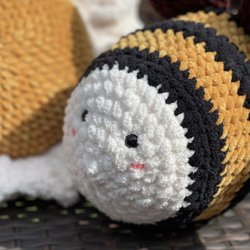 Bumblebee Daisy Pillow set