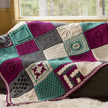 Winter Snowflake Square