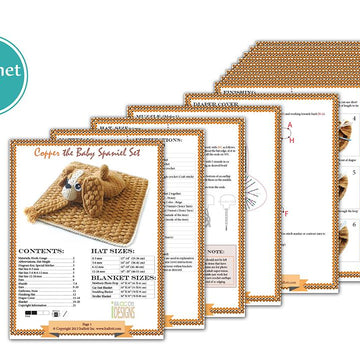 Copper the Baby Spaniel Hat Set