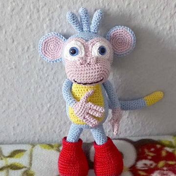 Crochet Pattern Monkey with Boots