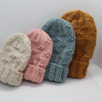 Little Flower Mitten Set 0-2yrs
