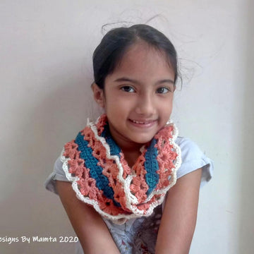 Blooming Hearts Scarf Crochet Pattern