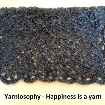 Mohair Flower Blanket