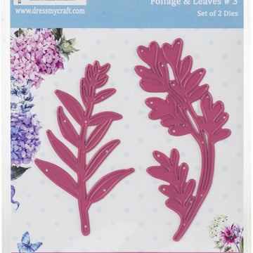 Dress My Craft Dies - Flower Making-Foliage & Leaves #3