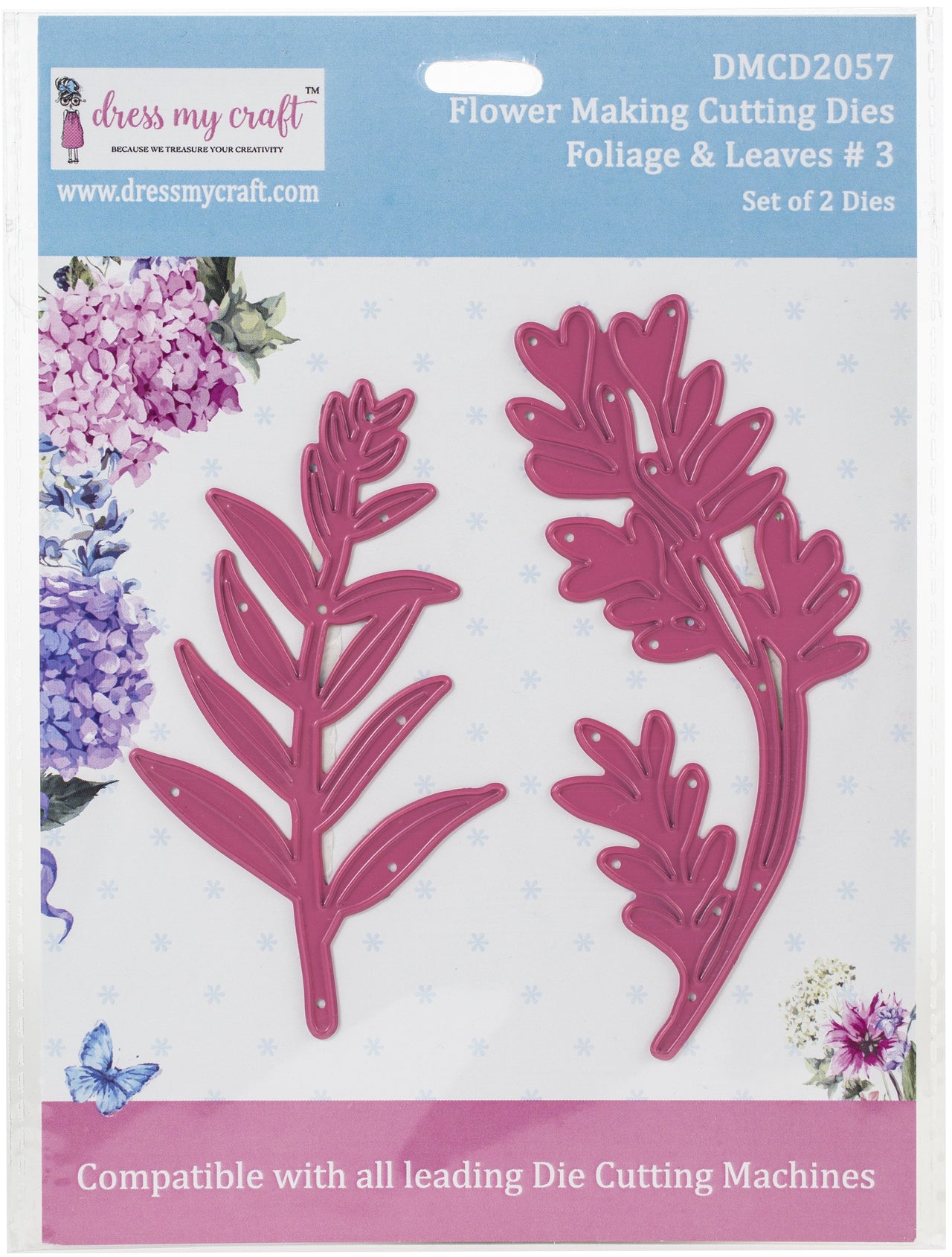 Dress My Craft Dies - Flower Making-Foliage & Leaves #3