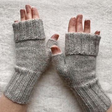 Warm and Fluffy Fingerless Mitts