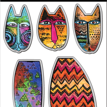 Stampendous Laurel Burch Die Set - Tribal Cats