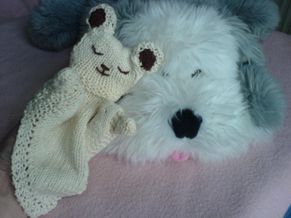 Charlie Bear Puppet Blankie