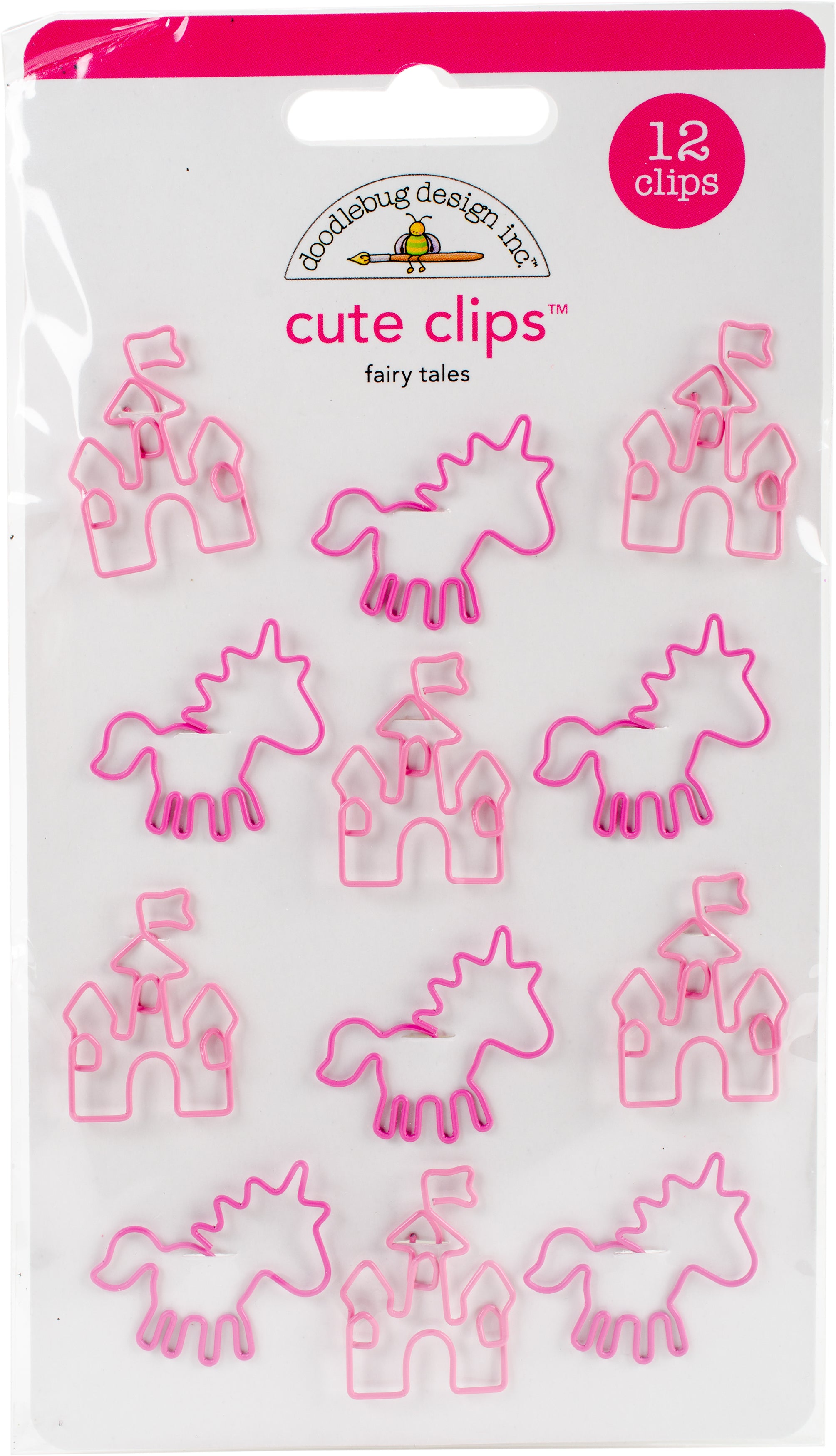 Doodlebug Cute Clips 12/Pkg - Fairy Tales