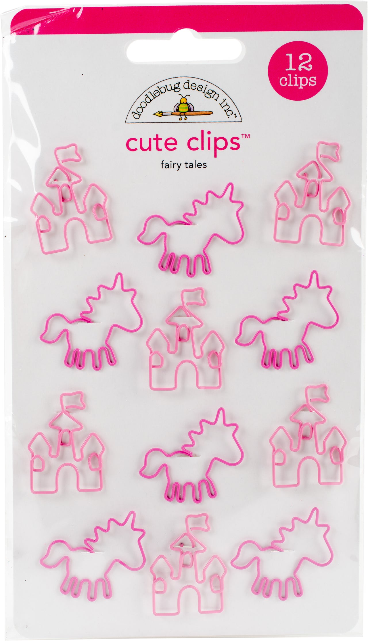 Doodlebug Cute Clips 12/Pkg - Fairy Tales