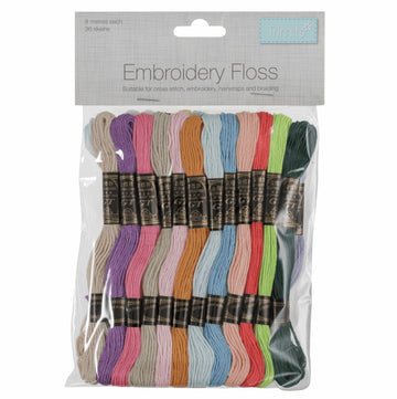 Trimits Stranded Cotton Pastel Colours - 36 Skeins