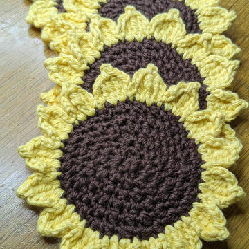 Sunflower Coasters