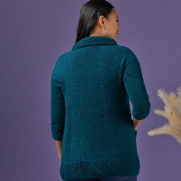 1246  Sonora -  Cardigan Knitting Pattern for Women in Valley Yarns Becket by Valley Yarns