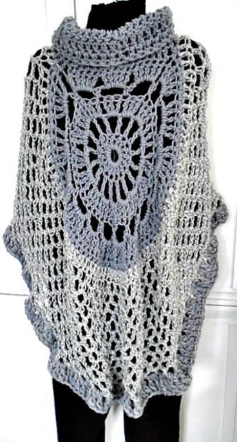 Marly Asymmetrical Poncho