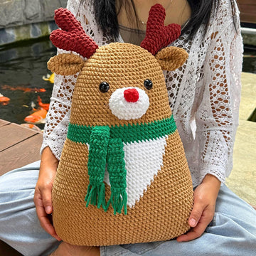 Christmas Pillow Reindeer