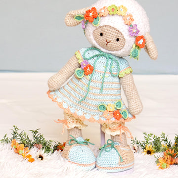 Floral Girls Crochet Outfit Pattern