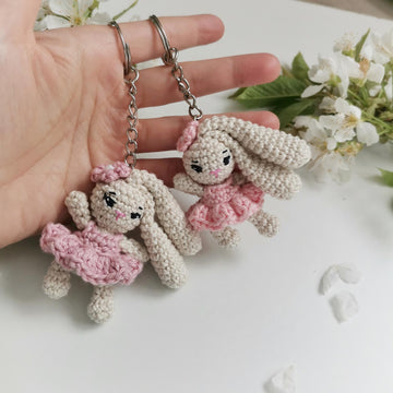 Ballerina Bunny Keychain