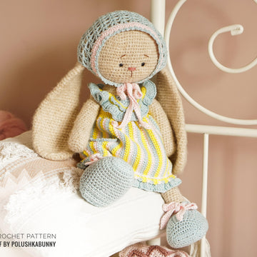 Doll Clothes, Crochet Pattern - Outfit APRIL
