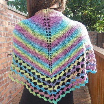 Bricks & Mortar Triangular Shawl