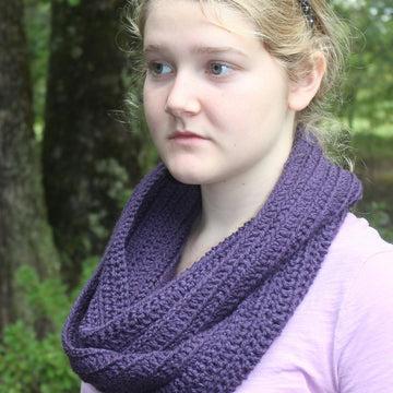 Ribbed Infinity Scarf Pattern