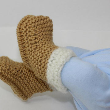 Chunky Baby Fur Top Booties