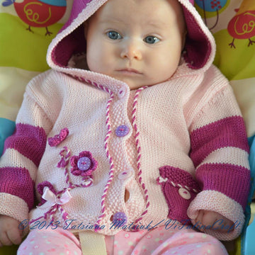 "Little Wizard" Baby Cardigan Knitting Pattern