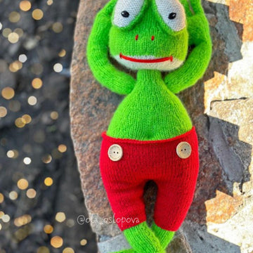 Frog knitting pattern
