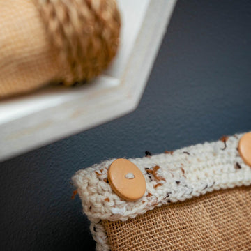 Harvest Crochet Pillow Cover