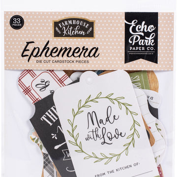 Echo Park Paper Echo Park Cardstock Ephemera 33/Pkg - Icons, Farmhouse Kitchen