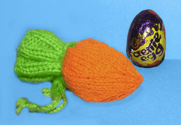 Easter Carrot Drawstring Bag Chocolate filler