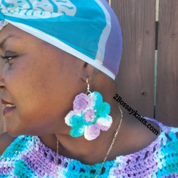 Beachy Keen Flower Earrings
