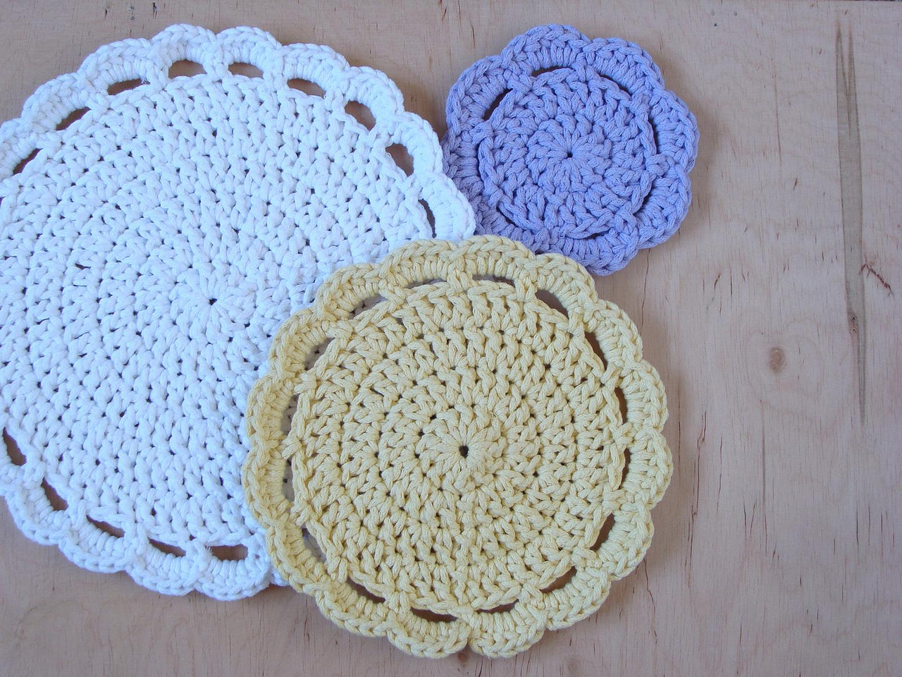 Flower Coasters