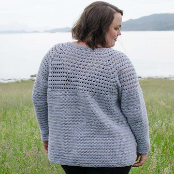Simple Top Down Raglan Cardigan