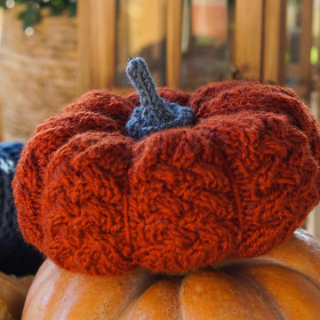 Knitting Pumpkin