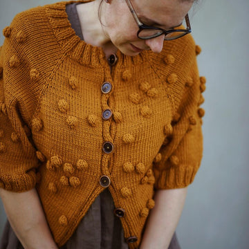 Make bobble cardigan