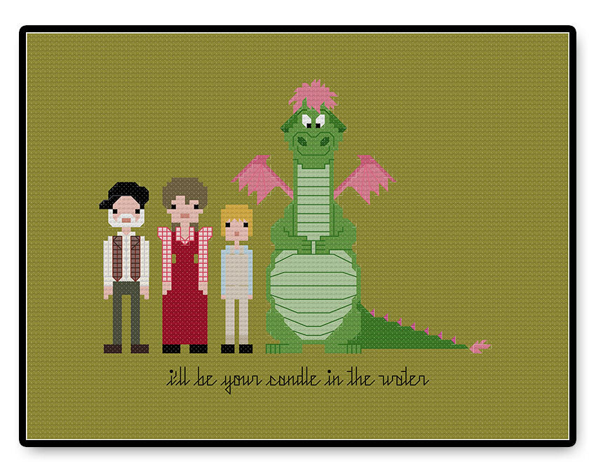 Pete's Dragon - PDF Cross Stitch Pattern