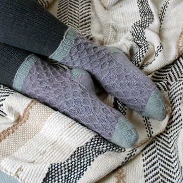 Lavender and Mint Socks