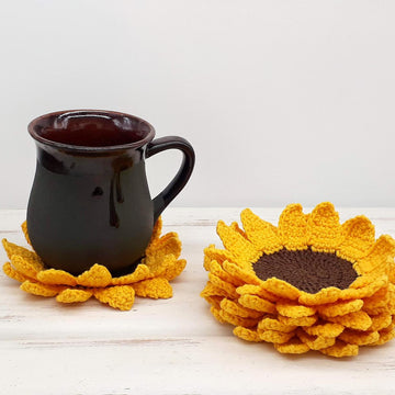 Sunflower coasters